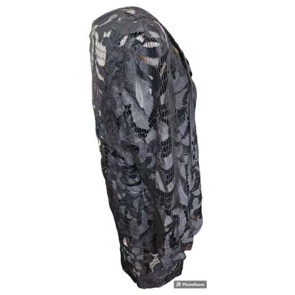 Lace Top Set Black Size Large Artsy Boho Skye's The Limit - Picture 3 of 8